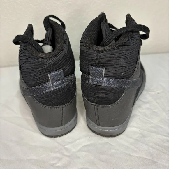 Nike Dunk Sky High black Metallic hematite Women's 6 - Picture 5 of 6